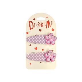 ЗАКОЛКА ДЛЯ ВОЛОС 5,5 СМ, 2 ШТ, 5 ЦВЕТОВ 
Арт. 2-719/85