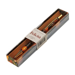 РУЧКА МЕТАЛЛИЧЕСКАЯ "FLORA ORANGES" ШАРИКОВАЯ, 0,7 ММ, СИНЯЯ, В ПОДАРОЧНОЙ УПАКОВКЕ
Арт. 20-0263/32