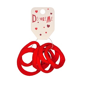 РЕЗИНКА ДЛЯ ВОЛОС 6 ШТ, 1 СМ, 10 ЦВЕТОВ 
Арт. 2-712/150