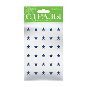 НАБОР САМОКЛЕЯЩИХСЯ СТРАЗ №45 "ЗВЕЗДОЧКИ-2" 10 ММ, 5 ЦВ.
Арт. 2-102/2