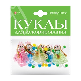 КУКЛЫ ДЛЯ ДЕКОРИРОВАНИЯ НАБОР №2, 5 ШТ, 6 СМ
Арт. 2-550/02