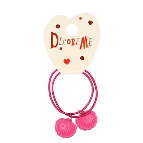 РЕЗИНКА ДЛЯ ВОЛОС "РАКУШКА" 2 ШТ, 3 ЦВЕТА 
Арт. 2-713/42