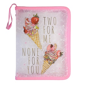 Папка на молнии BrunoVisconti®
А5 (18  х  24  х  2,5 см)
"МОРОЖЕНОЕ. САХАРНЫЙ РОЖОК"
Арт. 14-031/05