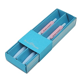 НАБОР ИЗ 2-Х РУЧЕК "HappyClick. Зефир. животные. Панды" ШАРИКОВАЯ 0.5 ММ, СИНЯЯ (голубой футляр)
Арт. 20-0241/4646