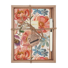 НАБОР ПОДАРОЧНЫЙ "ЦВЕТОЧНАЯ ФЕЕРИЯ" (ДВЕ ТЕТРАДИ BV И РУЧКА)
Арт. 7-40-001/153-3