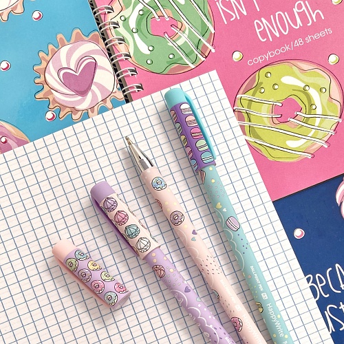 Ручка BrunoVisconti®
шариковая, 0.5 мм, синяя
HappyWrite «РАЗНОЦВЕТНЫЕ МАКАРУНЫ»
Арт. 20-0215/51: фото #1