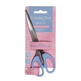 Ножницы BrunoVisconti 
особо прочные ручки, 18 см
SlimCut.Zefir
Арт. 60-0010