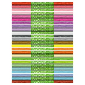 БУМАГА КРЕПОВАЯ ФЛОРИСТИЧЕСКАЯ 90г +/-,  В РУЛОНЕ, МИКС ЦВЕТОВ
Арт. 2-357
Цена указана за один рулон