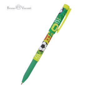 Ручка шариковая BrunoVisconti®
0.7 мм, синий
FreshWrite «ФУТБОЛ.ЧЕМПИОНЫ. БРАЗИЛИЯ»
Арт. 20-0214/105
