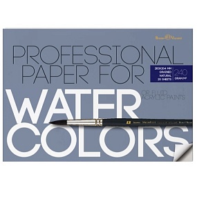 Блок - склейка BrunoVisconti
для акварели, 20 л., 1 вид
А4 (283х204 мм)
Арт. 1-20-037