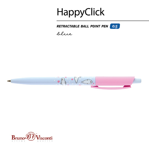 Ручкa BrunoVisconti
шариковая автоматическая, 0.5 мм, синяя
HappyClick «БЕЛЬКИ»
Арт. 20-0241/25: фото #4