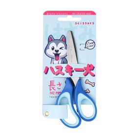 НОЖНИЦЫ ДЕТСКИЕ, "KAWAII ANIMALS" 14.2 см. (эргономичные ручки) 
Арт. 60-0029/02