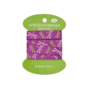 ЛЕНТА ДЕКОРАТИВНАЯ АТЛАСНАЯ "СТРЕКОЗЫ", ШИРИНА 1.5 СМ., ДЛИНА 3 М., 4 ЦВЕТА
Арт. 2-607/03