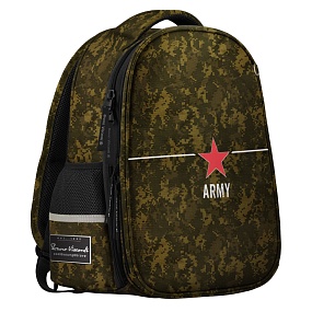 Рюкзак BrunoVisconti®
облегченная капсула
камуфляж  с эргономичной спинкой
«МИЛИТАРИ.ARMY»
Арт. 12-001-148/10