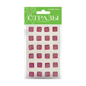 НАБОР САМОКЛЕЯЩИХСЯ СТРАЗ №97 "КВАДРАТЫ", 12 ММ, 4 ЦВ.
Арт. 2-344/06