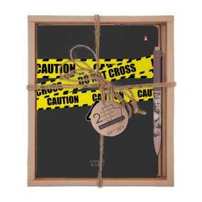 НАБОР ПОДАРОЧНЫЙ "KEEP AWAY" DO NOT CROSS (ДВЕ ТЕТРАДИ И РУЧКА)
Арт. 7-48-1274-2/2