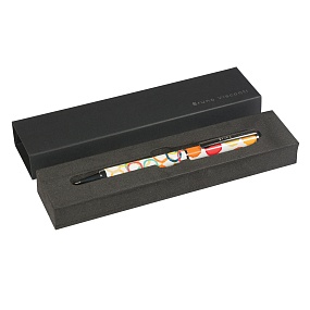 Ручка шариковая автоматическая BrunoVisconti®
"DOLCE VITA" цвет корпуса multicolor
0.7 мм, синий, в картонном черном  футляре
Арт. 20-0252-02/09