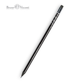 Карандаш BrunoVisconti®
чернографитовый, НВ, грифель 3 мм
XPro, с ластиком
Арт. 21-0075