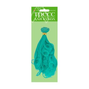 ТРЕСС ДЛЯ КУКОЛ, 15 СМ, 3 ЦВЕТА 
Арт. 2-730/15