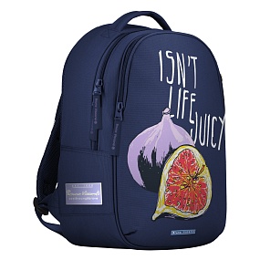 Рюкзак BrunoVisconti®
классический суперлегкий
синий с эргономичной спинкой
«JUICY LIFE. ИНЖИР»
Арт. 12-008-070/02