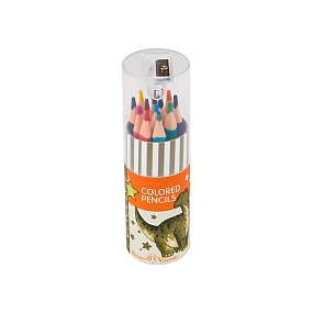 Карандашии цветные BrunoVisconti® в тубусе с точилкой,
12 цветов "FunColor" 
Арт. 30-0091
упаковка в ассортименте
