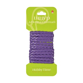 ШНУР ДЕКОРАТИВНЫЙ ИЗ ЭКОКОЖИ ПЛЕТЕНЫЙ ПЛОСКИЙ, 4 ММ, 1,5 М, СИРЕНЕВЫЙ
Арт. 2-154/87