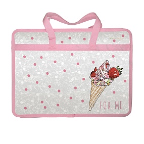 Папка-портфель на молнии BrunoVisconti®
А4 (34  х  25  х  9,5 см)
"МОРОЖЕНОЕ. САХАРНЫЙ РОЖОК"
Арт. 14-034/05