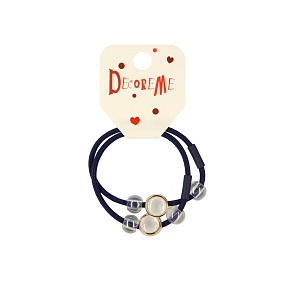 РЕЗИНКА ДЛЯ ВОЛОС 2 ШТ, 3 ЦВЕТА 
Арт. 2-712/321