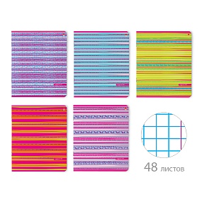 Тетрадь общая Альт®
А5 (165 х 203 мм)
"FRESH. НАСТРОЕНИЕ" 48 л., клетка
Арт. 7-48-307
обложка в ассортименте