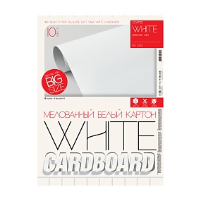Набор белого картона BrunoVisconti®
А3, 10 листов, 1 цвет , 190 г/кв.м, мелованный картон
Арт. 11-310-348