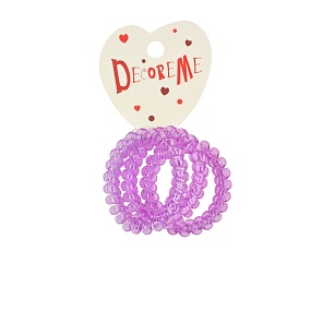 РЕЗИНКА ДЛЯ ВОЛОС СПИРАЛЬНАЯ ПРОЗРАЧНАЯ 3 ШТ 
Арт. 2-712/217