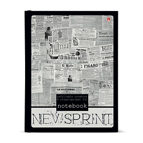 Тетрадь со сменным блоком Альт®
А5 (170 х 225 мм)
"ГАЗЕТА" 80л., клетка
Арт. 7-80-081/09