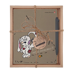 НАБОР ПОДАРОЧНЫЙ "ШТОПАНЫЕ ЗВЕРИ. Кто съел морковку?" (ДВЕ ТЕТРАДИ И РУЧКА)
Арт. 7-48-1276-2/1