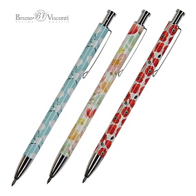 Карандаш BrunoVisconti®
механический, 2 мм, HB
Dolce Vita. Цветы
Арт. 21-0059/02
