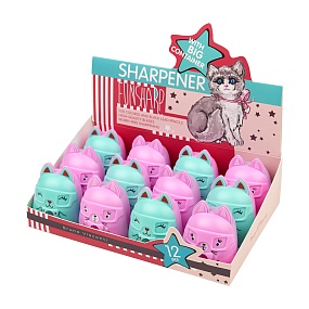 Точилка BrunoVisconti®
 (50 х 63 х 45 мм)
"FUNSHARP.КОТИК" мультиколор
Арт. 35-0034
цвет в ассортименте