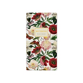 Тетрадь общая BrunoVisconti®
А6 (86 х 160 мм)
"FLORA.ПИОНЫ" 30 л., клетка
Арт. 7-30-001/03