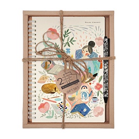 НАБОР ПОДАРОЧНЫЙ "RELAX AS RUSSIANS"  (ТЕТРАДЬ BV НА ГРЕБНЕ В КЛЕТКУ И РУЧКА)
Арт. 7-60-201/08-3