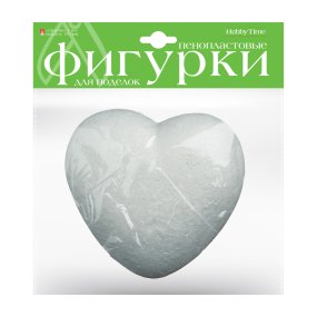 ПЕНОПЛАСТОВЫЕ ФИГУРКИ. СЕРДЕЧКО, 150 ММ, 1 ШТ. 
Арт. 2-204/09