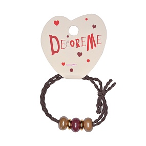 РЕЗИНКА ДЛЯ ВОЛОС "ВЕЛИКОЛЕПНОЕ ТРИО" 1 ШТ, 2 ЦВЕТА 
Арт. 2-712/161