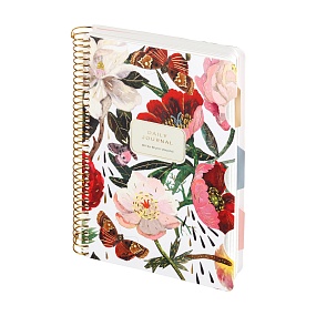ЗАПИСНАЯ КНИЖКА "DAILY JOURNAL" A5, 200 Л. НА СПИРАЛИ, С РАЗДЕЛИТЕЛЯМИ "FLORA.ПИОНЫ"
Арт. 3-820/05
