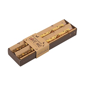 Набор чернографитовых карандашей BV
НВ, грифель 2 мм
2 шт. Love me "LOVE ME.СОВУШКИ"
Арт. 21-0030/104-2