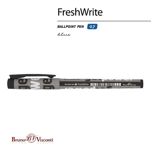 Ручка шариковая BrunoVisconti®
0.7 мм, синий
FreshWrite «GET POWER»
Арт. 20-0214/69: фото #1