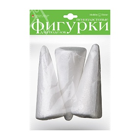 ПЕНОПЛАСТОВЫЕ ФИГУРКИ. КОНУСЫ, 115 ММ, 3 ШТ. 
Арт. 2-212/01