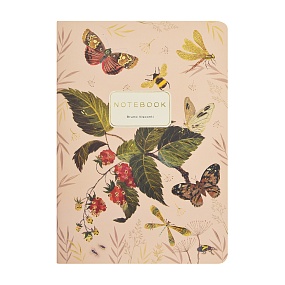 Тетрадь общая BrunoVisconti®
А5 (147 х 210 мм)
"FAUNA.БАБОЧКИ НА ЗЕМЛЯНИКЕ" 40 л., клетка
Арт. 7-40-001/211