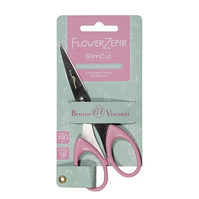 Ножницы BrunoVisconti 
особо прочные ручки, 14 см
SlimCut Zefir
Арт. 60-0017