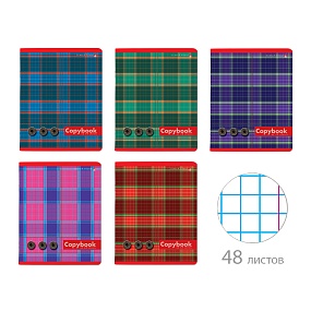 Тетрадь общая Альт®
А5 (165 х 203 мм)
"ШОТЛАНДКА" 48 л., клетка
Арт. 7-48-963
обложка в ассортименте