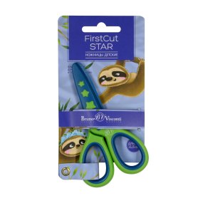 Ножницы BrunoVisconti 
детские,11.5 см, 2 цвета
пластиковые лезвия и ручки
FirstCut Star
Арт. 60-0048