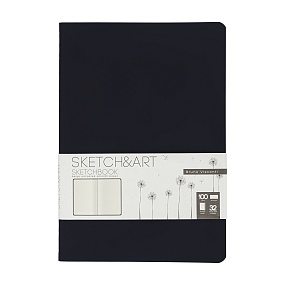 Sketchbook BrunoVisconti® черный
147х210  мм, 32  л., 100 г/кв.м, бежевая бумага
гибкая обложка
"Sketch&Art"
Арт. 1-600/01