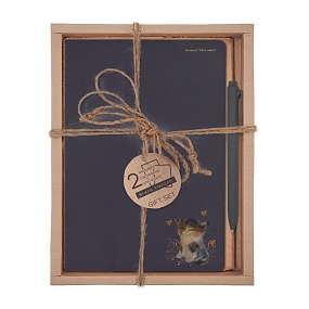 НАБОР ПОДАРОЧНЫЙ "Love me.Милый котенок.Моранди" (ДВЕ ТЕТРАДИ BV И РУЧКА)
Арт. 7-40-001/190-3