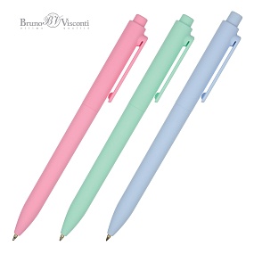 Ручка шариковая автоматическая BrunoVisconti®
0.7 мм, синий
SoftClick Zefir
Арт. 20-0105